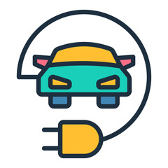 Poster - Car Charger Icon