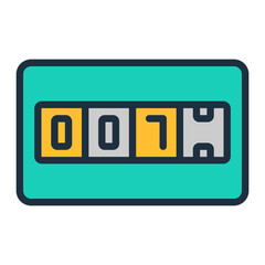 Sticker - Odometer Icon