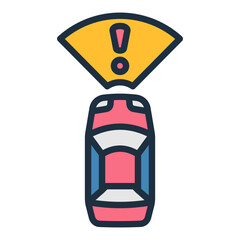 Sticker - Pre Collision System Icon