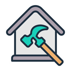 Poster - Home Renovation Icon