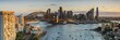 © Matteo Colombo - Skyline and Lavender bay panoramic at sunrise with Harbour bridge, Sydney, Australia