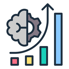 Sticker - Business Intelligence Icon