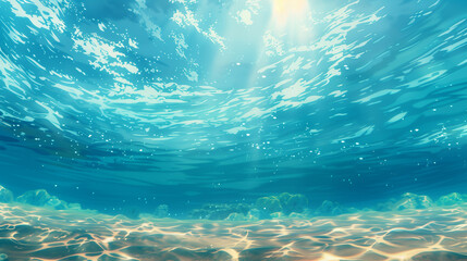 Underwater sunlight
