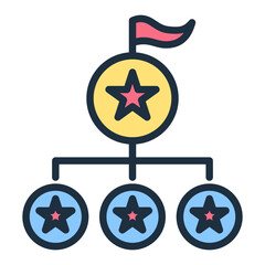 Sticker - Multiparty System Icon