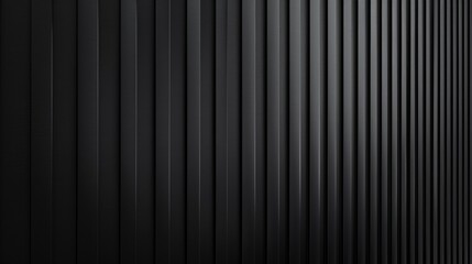 Poster - Close-up of vertical lines on a black wall