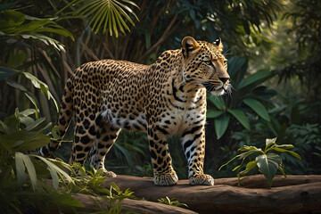 Wall Mural - A close up of a jaguar