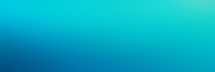 Wall Mural - cyan color gradient background with noise texture, bright, cool,blurred gradient