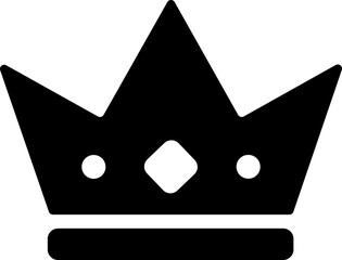 Sticker - Crown icon. crown of king symbol. Hat or cap for royal prince or queen. Vector illustration