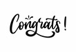 © Irullimin - congrats hand lettering design modern calligraphy brush text composition