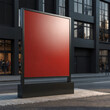 © AbsAI - 3d rendering empty billboard advertisement with street design