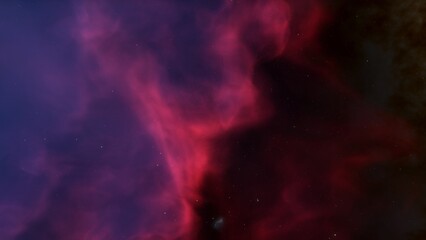 Wall Mural - vibrant colorful space galaxy nebula in a starry night cosmos - universe science and astronomy super