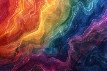 A texture design creative that uses a rainbow gradient to create a sense of movement and energy, with the colors swirling and flowing across the image.