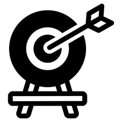 Sticker - archery arrow target goal icon