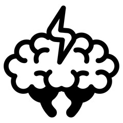 Canvas Print - brainstorming icon