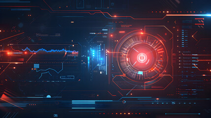 Poster - Abstract electronic background