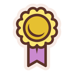 Poster - recognition badge sticker