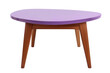 © Wonderful Studio - A purple table with wooden legs