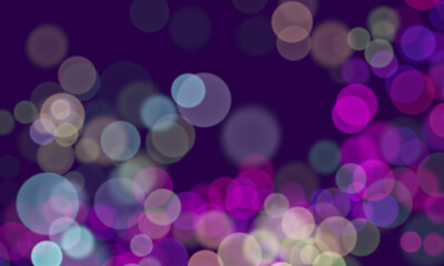 Wall Mural - abstract defocused image with chromatic aberration effect. blue background with glow of light and sp