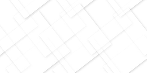 Poster - Abstract modern white and gray pattern geometric luxury gradient line background random square shape design. 3d shadow effects, modern design template background. layered geometric triangle shapes.	