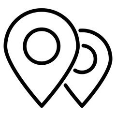 Wall Mural - location icon