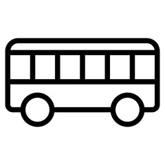 Wall Mural - Bus icon