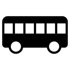 Canvas Print - Bus icon