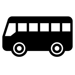 Wall Mural - Bus icon