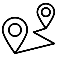Wall Mural - location icon