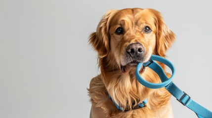 Poster - The Dog Holding Leash