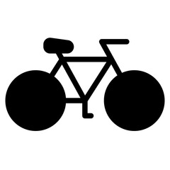 Sticker - bicycle, ride icon