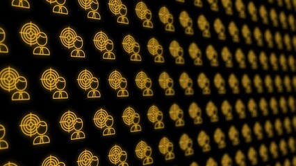 Pattern animation background loop, footage Abstract element for motion graphic, on background seamless loop	
