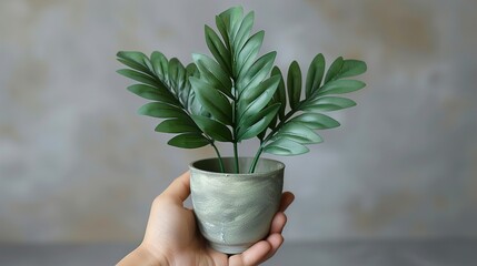 Wall Mural - plant in hand