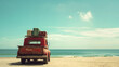 © FH Multimedia - Truck with luggage ready in the beach