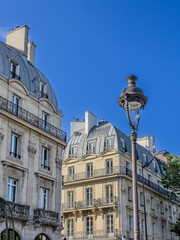 Wall Mural - Antique building view in Paris city, France.