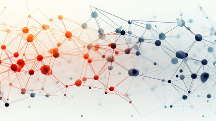 network of connected dots graphics design