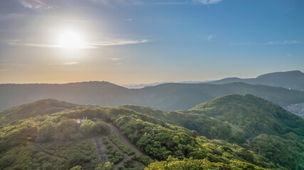 Wall Mural - View of west Nagasaki from Mount Inasa Nagasaki, Japan May 13 2024