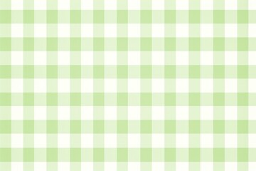 Sticker - Light green gingham pattern backgrounds tablecloth.