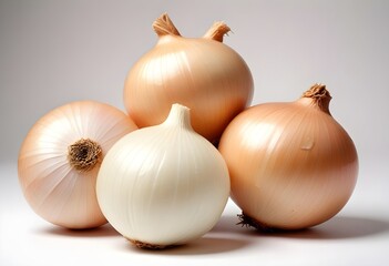Wall Mural - Onion isolated on white background 