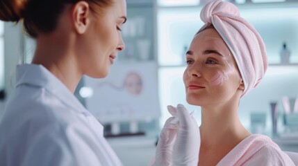 Sticker - The skincare treatment session