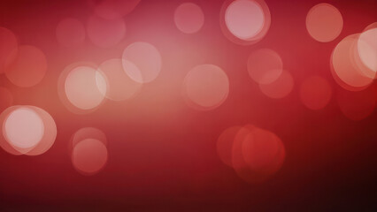 Wall Mural - red bokeh background