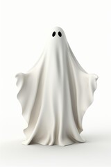 Poster - Ghost cartoon white representation.