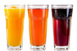 © Tohamina - Fruit juice in glass isolated on transparent background