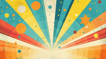 Leinwandbilder - abstract retro background