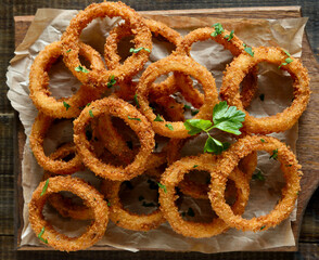 Wall Mural - Homemade onion rings