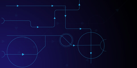 Vectors Abstract connecting lines and dots. Social networking, network connection and global communication technology background