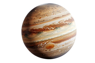 Wall Mural - Jupiter planet isolated on transparent background