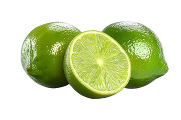 Wall Mural - Lime isolated on transparent background
