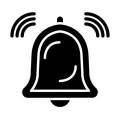 Sticker - Alarm glyph icon