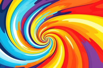 Canvas Print - comic swirl effect backgrounds abstract pattern.