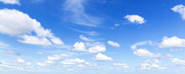 Wall Mural - cloudy sky on a daytime. natural panoramic background photo